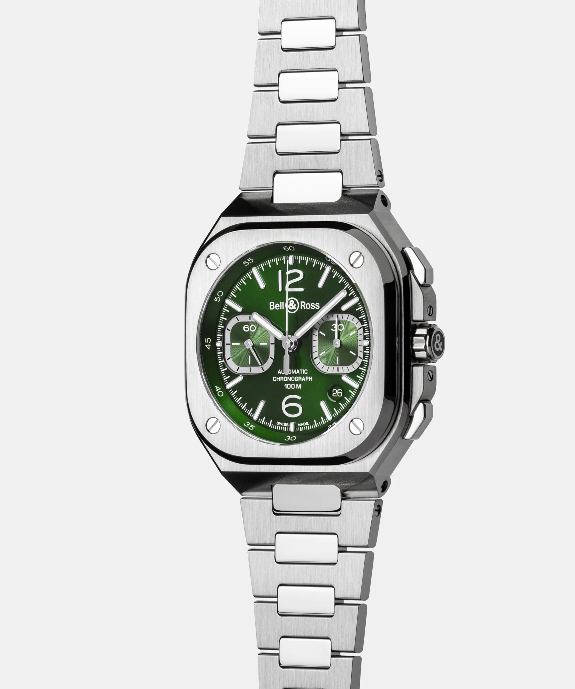 BR-05 Chrono Green Steel - Image 3