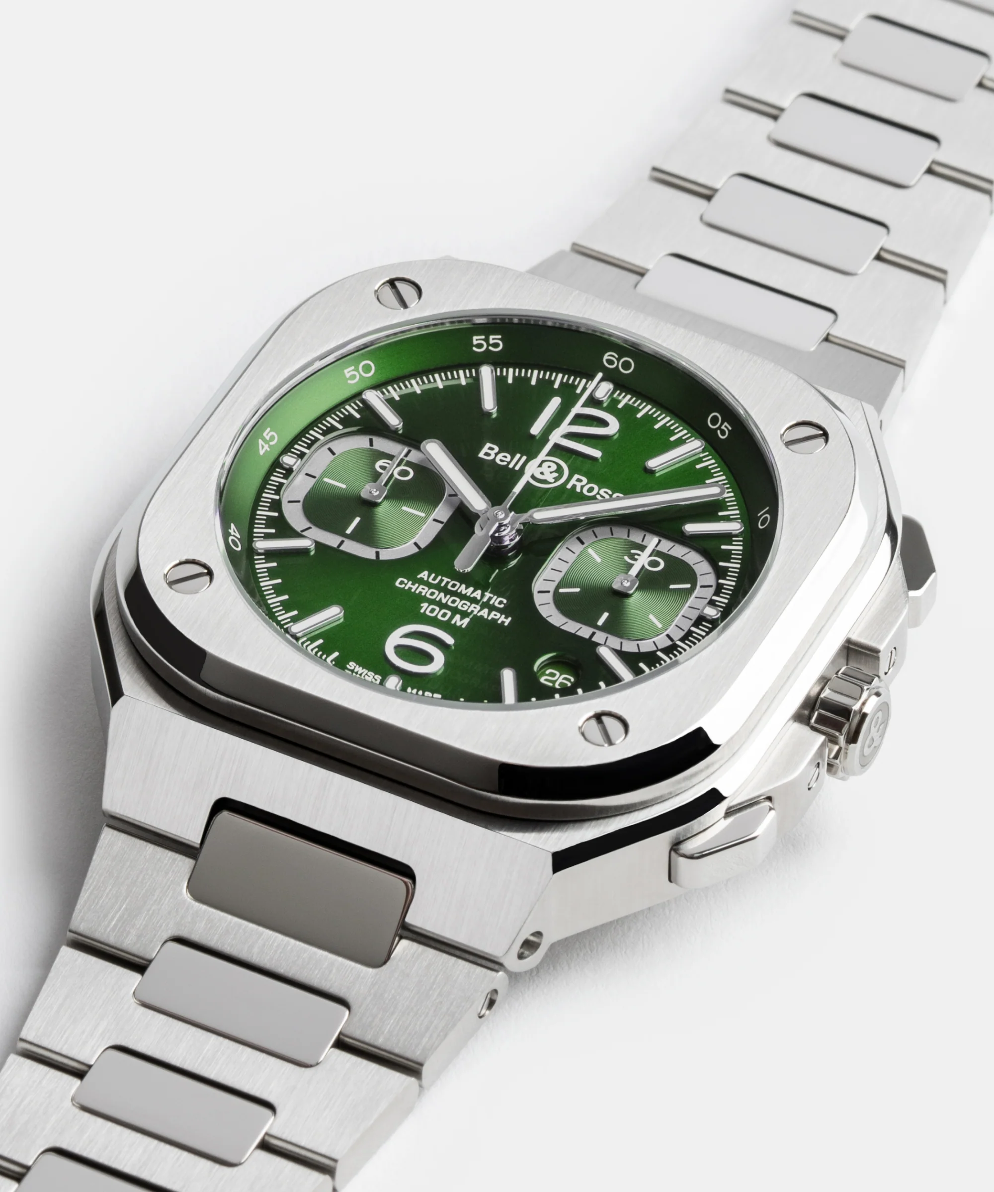 BR-05 Chrono Green Steel - Image 5