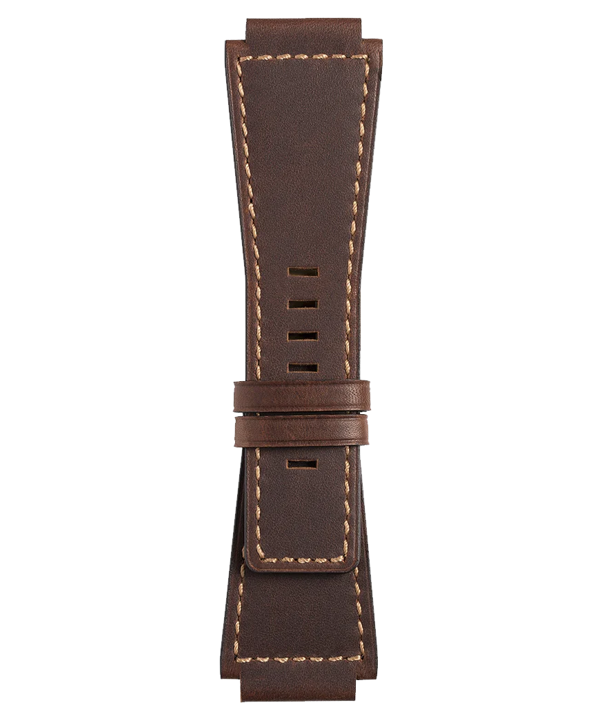 BR-03 - BR-01 - BR-X1 Bracelet en cuir de veau couleur marron