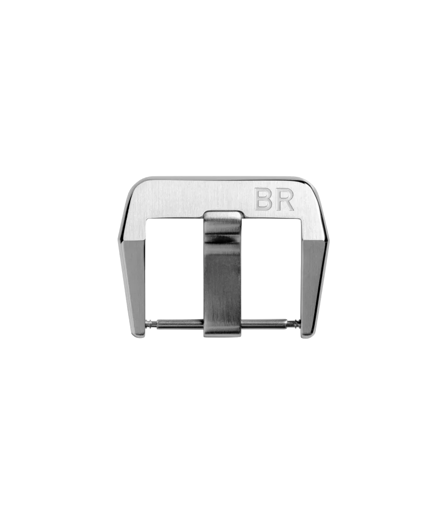 BR-03 (⌀ 41 MM) Boucle ardillon en acier poli-satiné